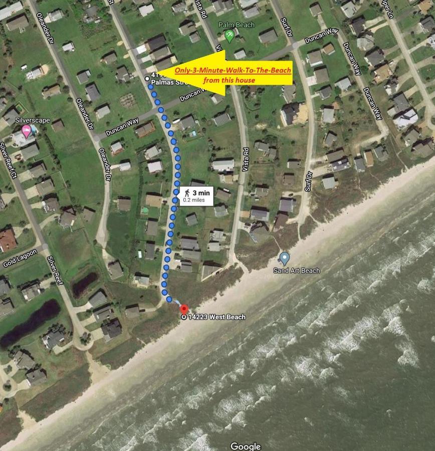 Private Beach -- Away From The Crowds - Ocean Views -Short Drive To Moody Gardens, Schlitter Bahn, Pleasure Pier Galveston Luaran gambar